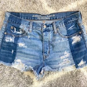 American Eagle Vintage Hi Rise Festival Shorts